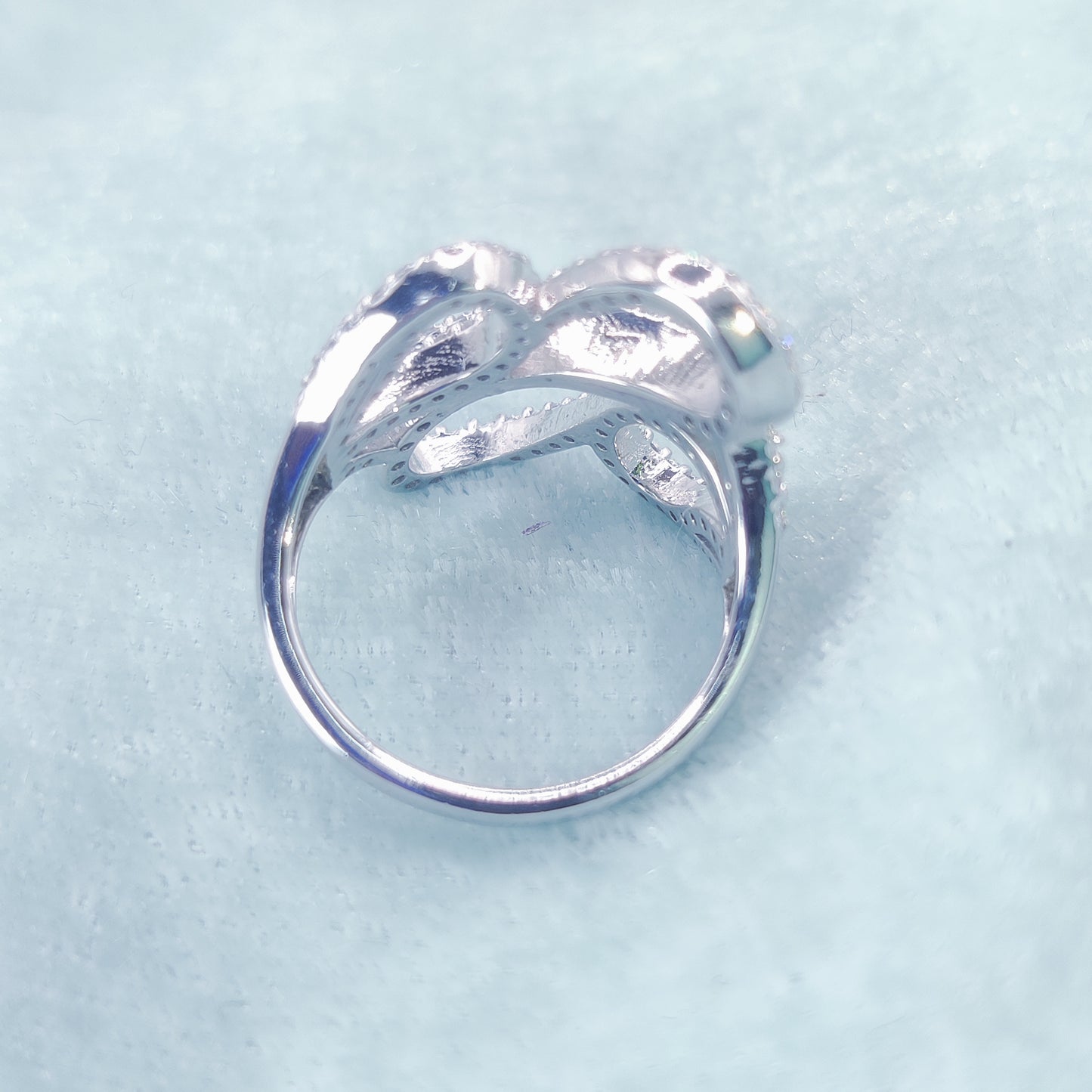 Velvet Twirl Sparkle Ring