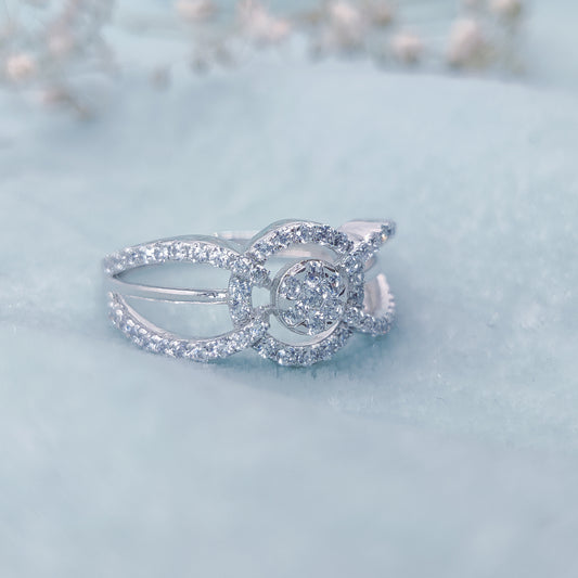 Celestia Link Silver Ring