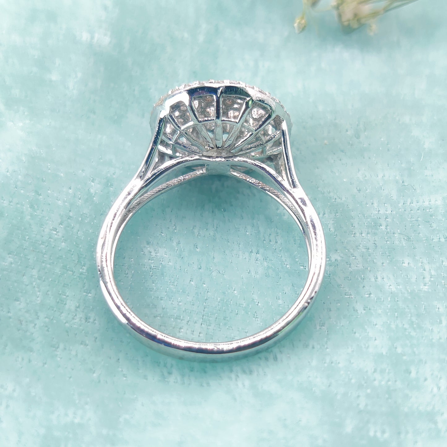 Crystal Dome Cluster Ring