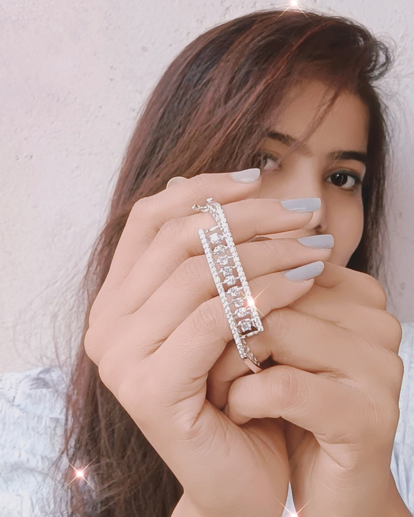 Regal Radiance Silver Bracelet