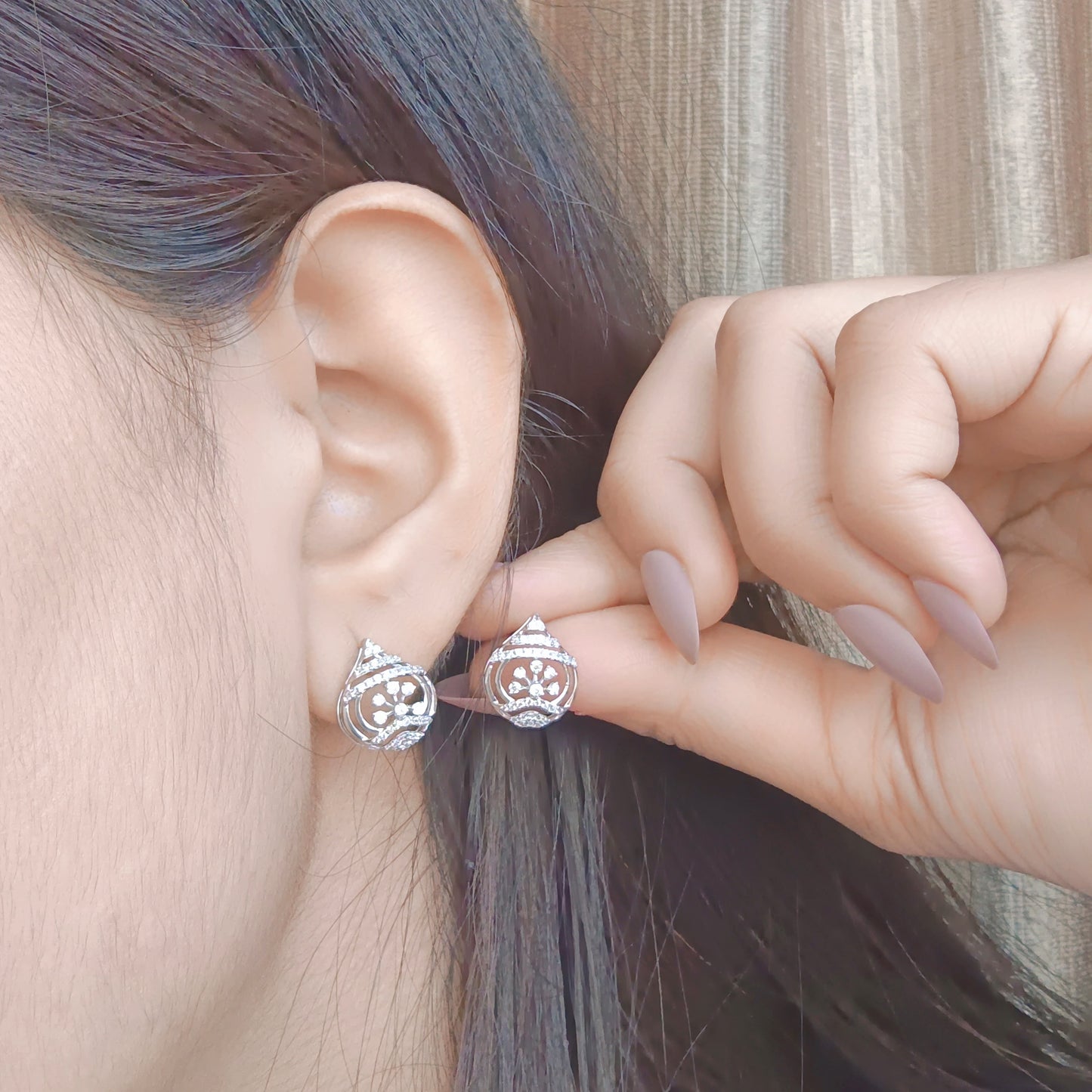 Celestial Grace Stud Earrings