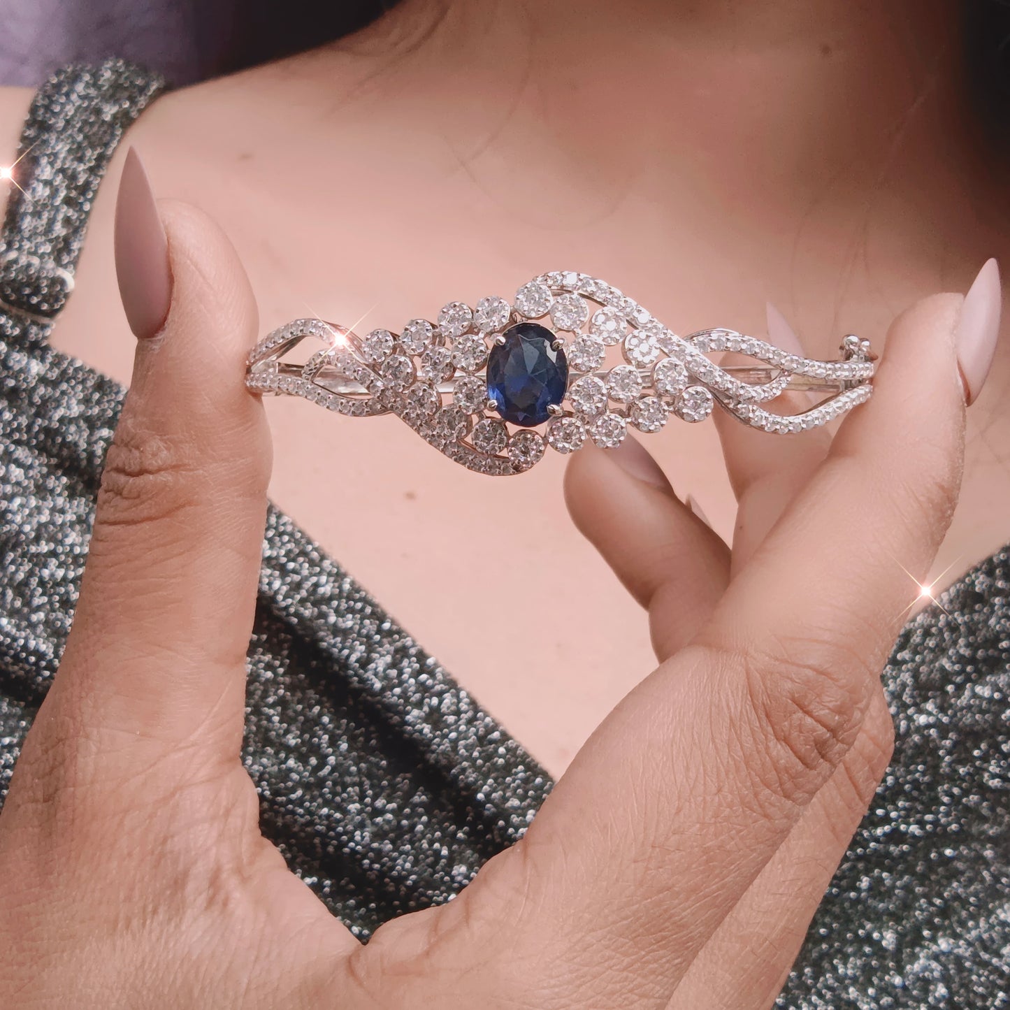 Royal Sapphire Italian Bracelet