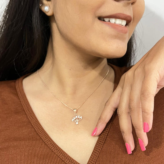 Regal Bloom Crown Pendant