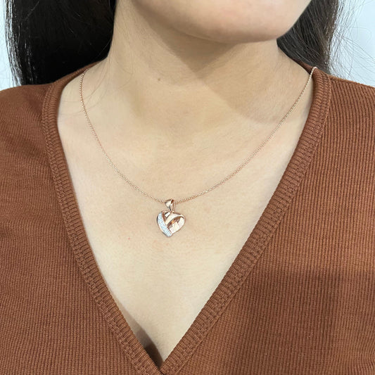 Eternal Weave Heart Pendant