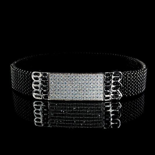 Diamond Lattice Adjustable Bracelet