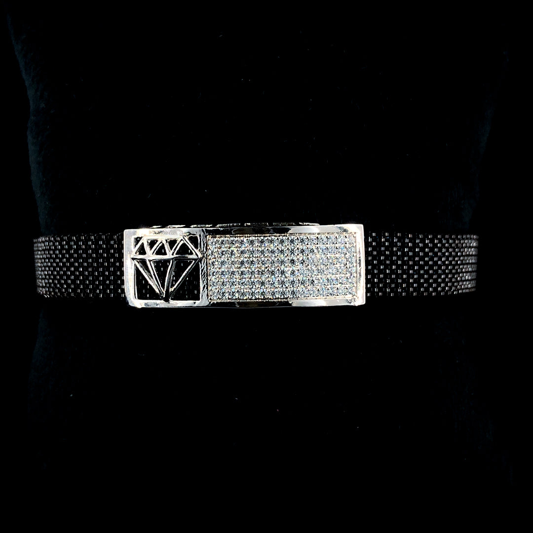 Diamond Accents Luxe Silver Bracelet
