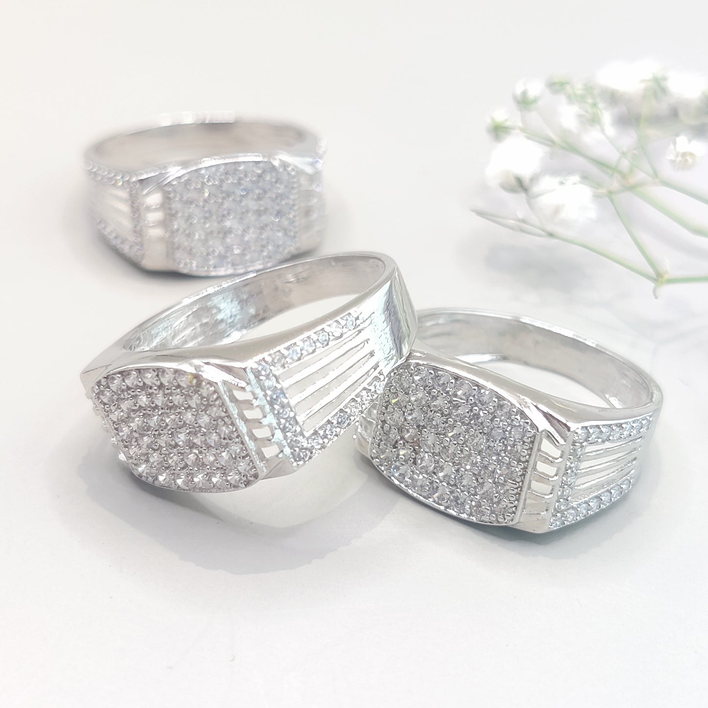 Timeless Chic Rounded Silver Ring