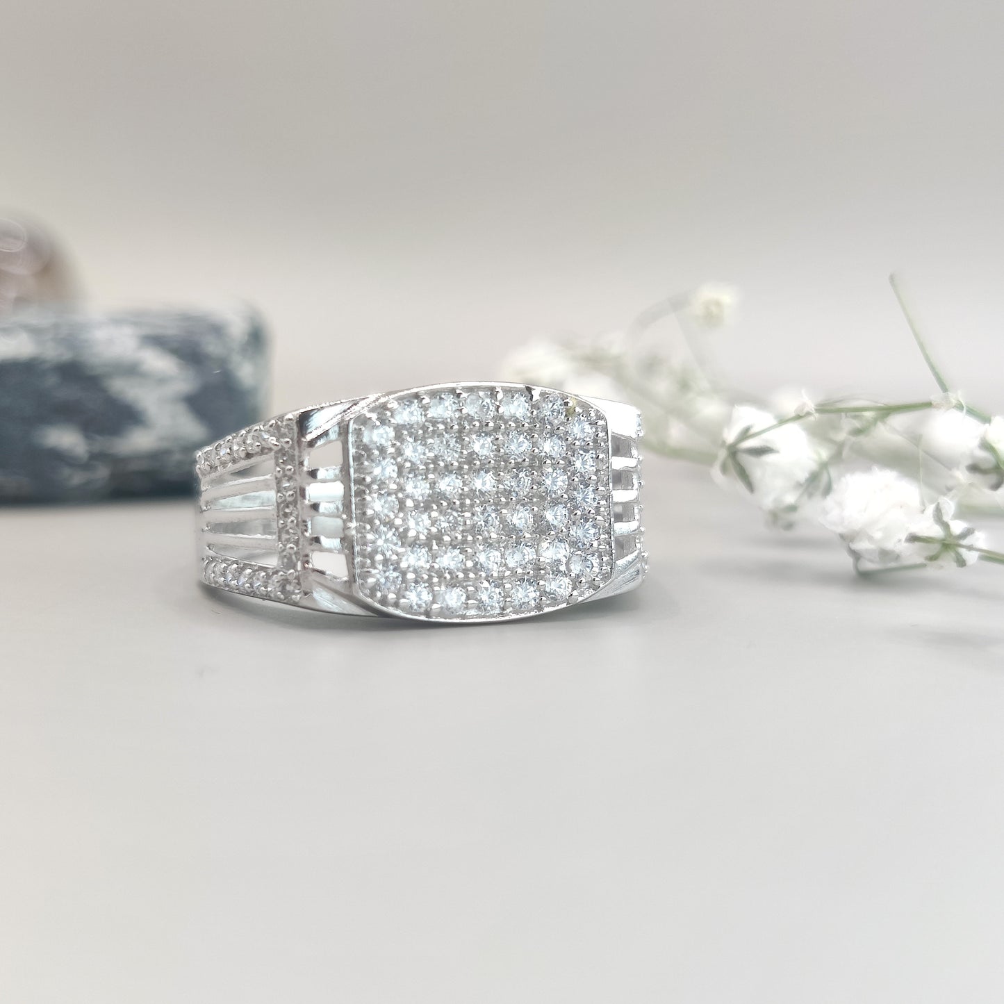 Timeless Chic Rounded Silver Ring