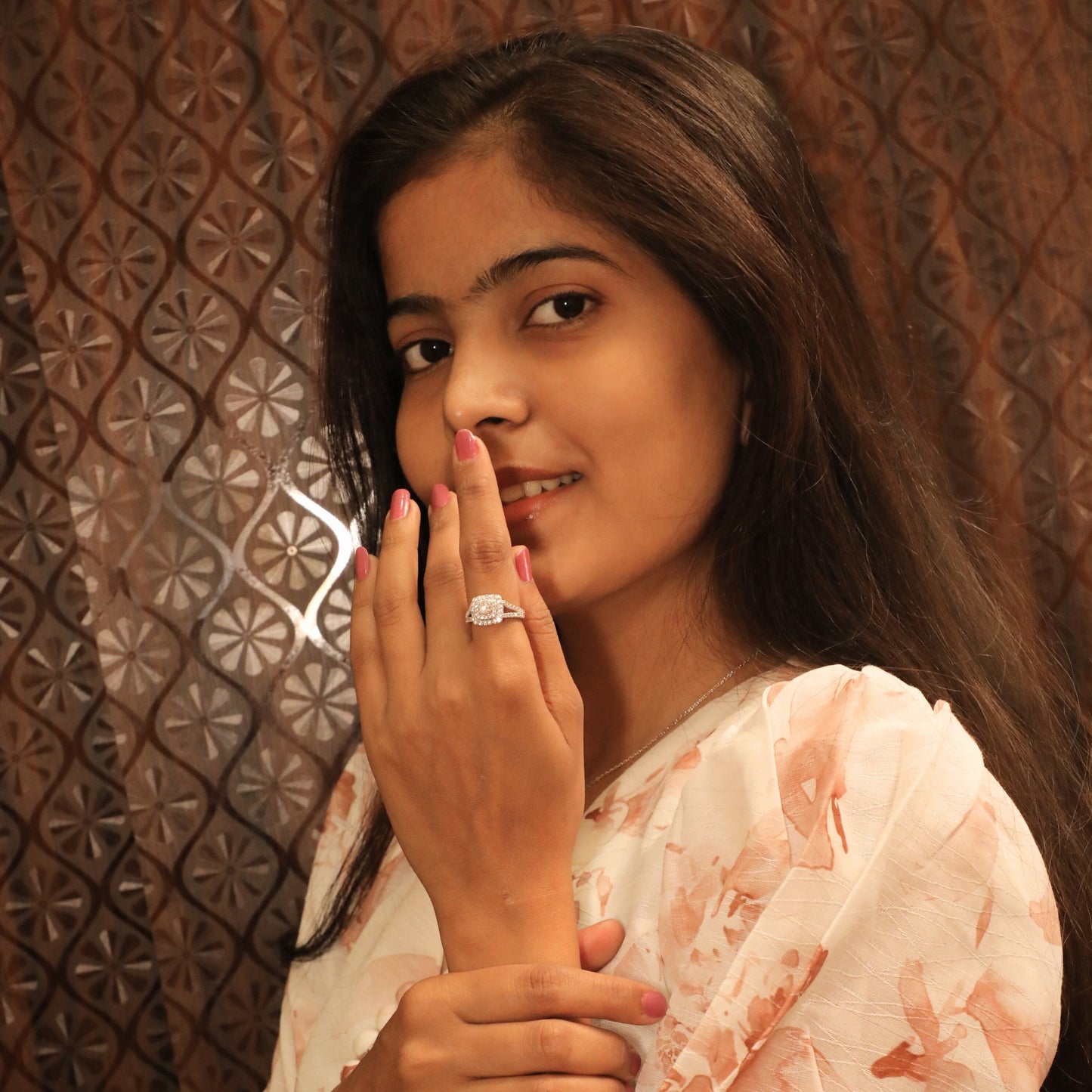 Stellar Radiance Luxe Silver Ring