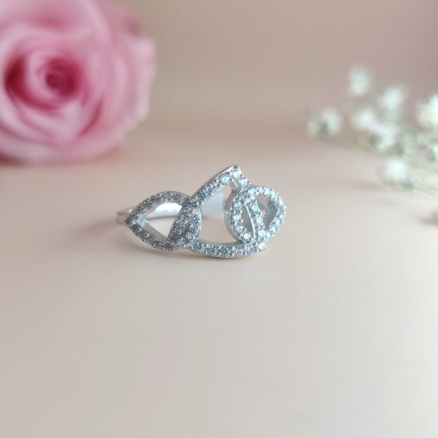 Dazzling Royal Crown CZ Silver Ring - Fit for a Queen