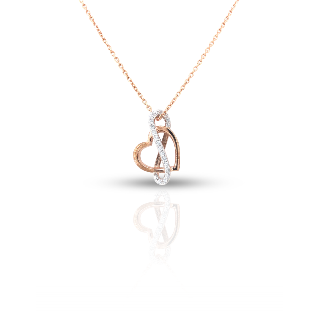 Eternal Infinity Love Silver Pendant for Women – Heart & Infinity Symbol Jewelry