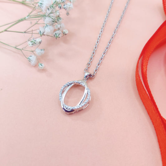 Eternal Embrace Silver Pendant