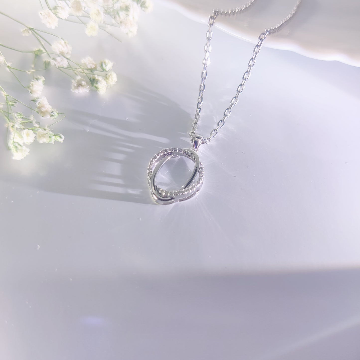 Eternal Embrace Silver Pendant