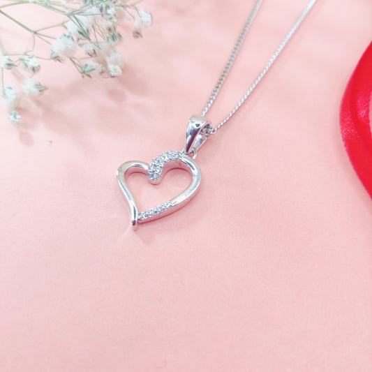 Whispering Heart Silver Pendant