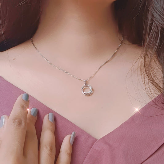 Eternal Bond Silver Pendant