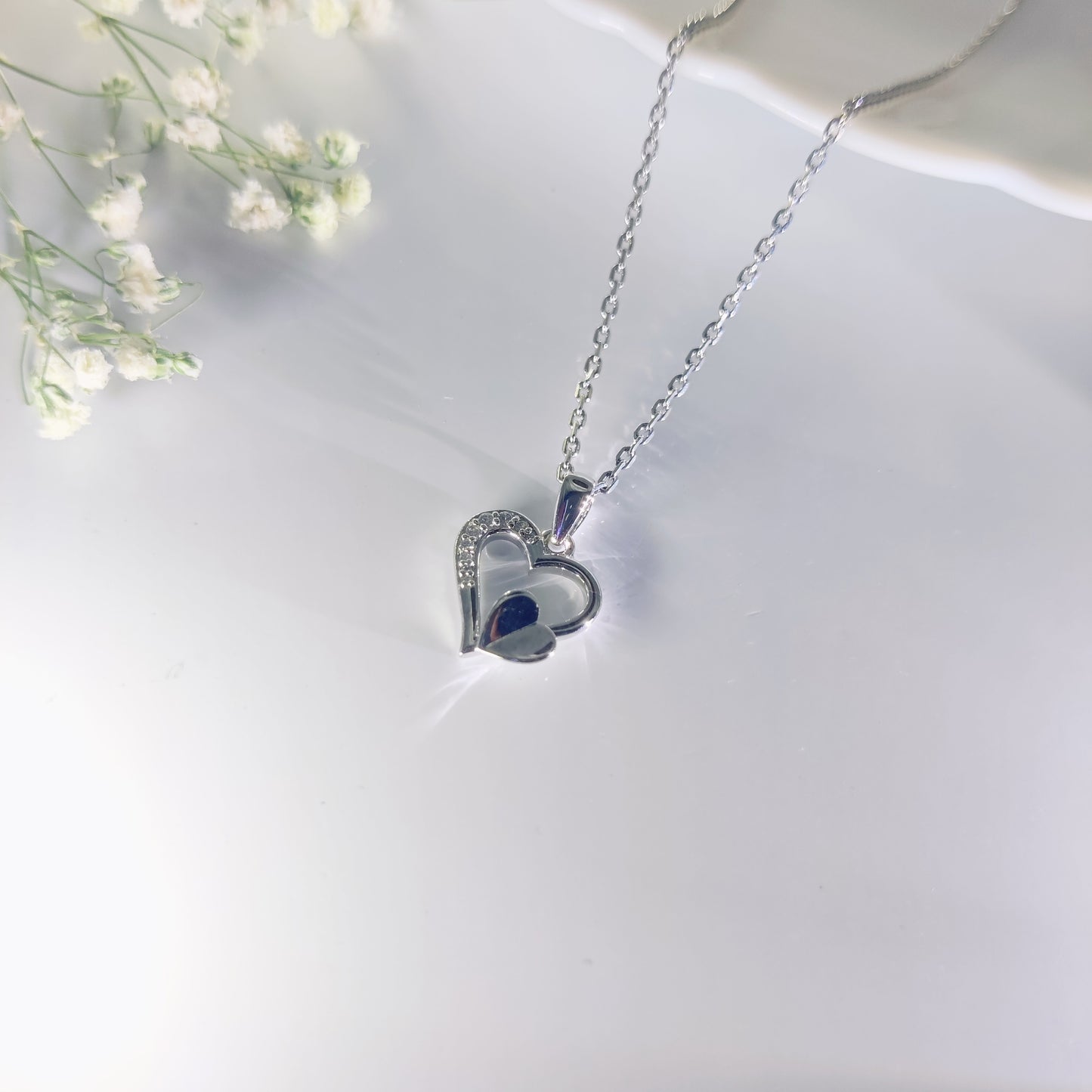 Loving Embrace Silver Pendant