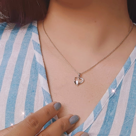 Loving Embrace Silver Pendant