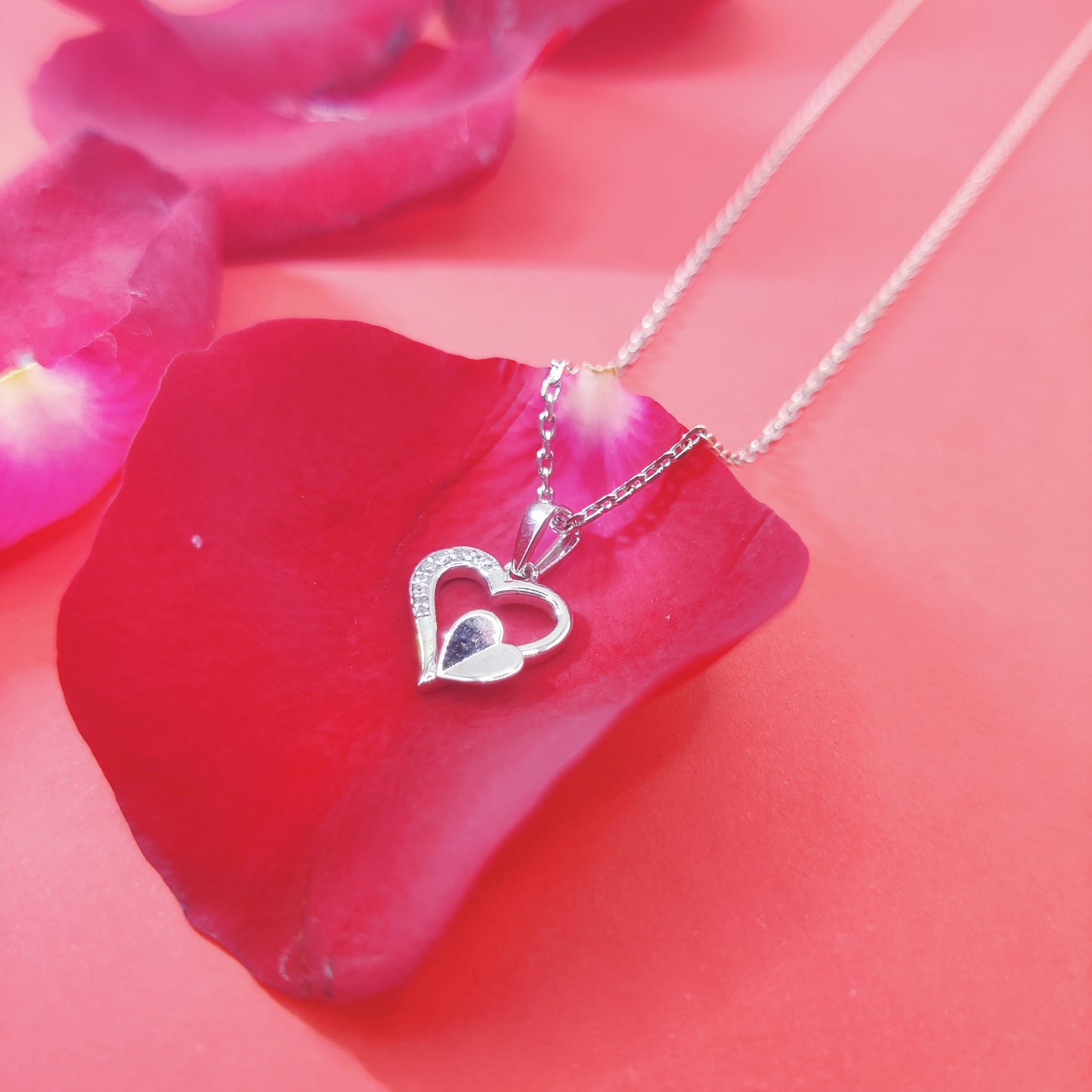 Loving Embrace Silver Pendant