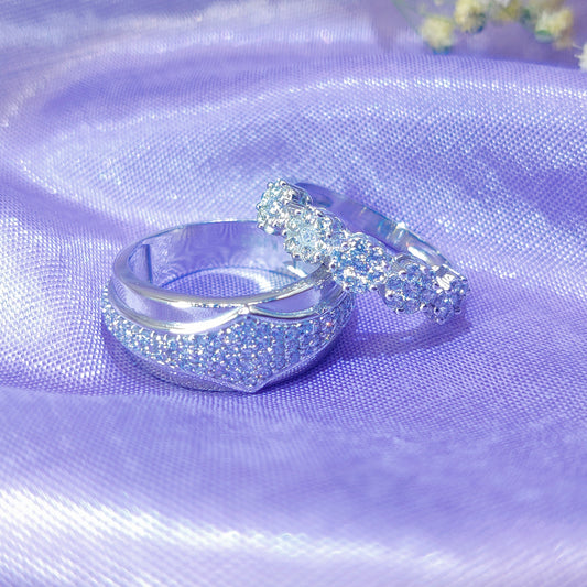 Forever Embrace Couple Rings