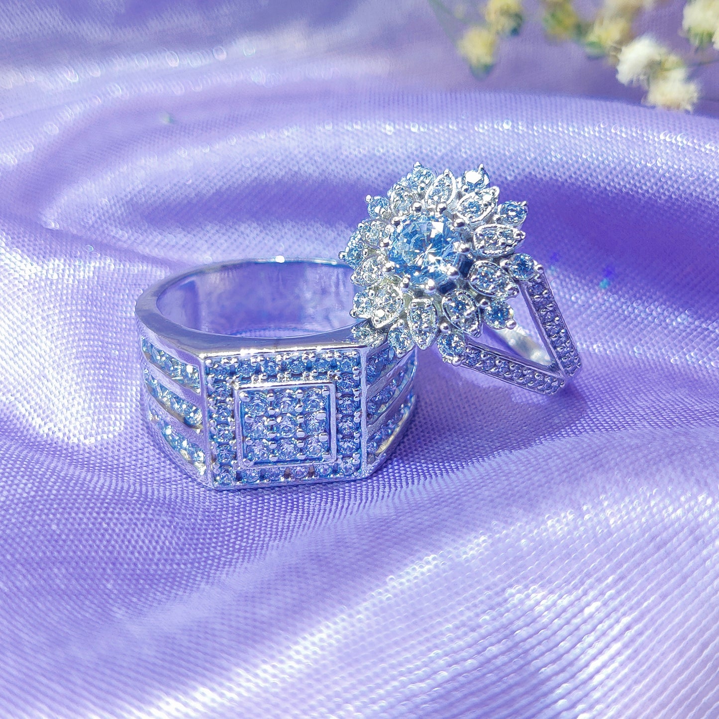 Eternal Radiance Couple Rings