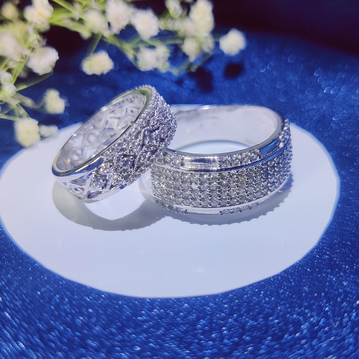 Forever Spark Couple Rings