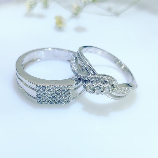 Infinity Promise Couple Rings