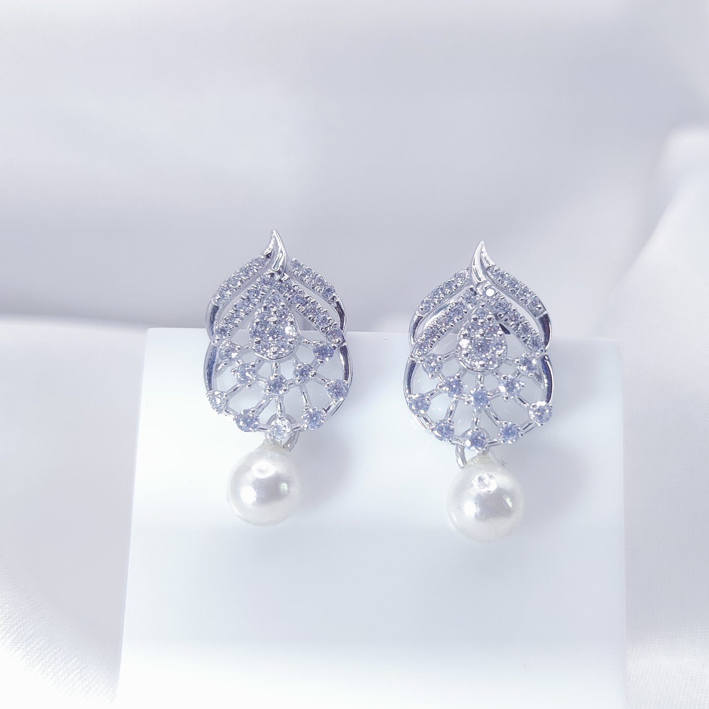 Royal Cascade Stud Earrings