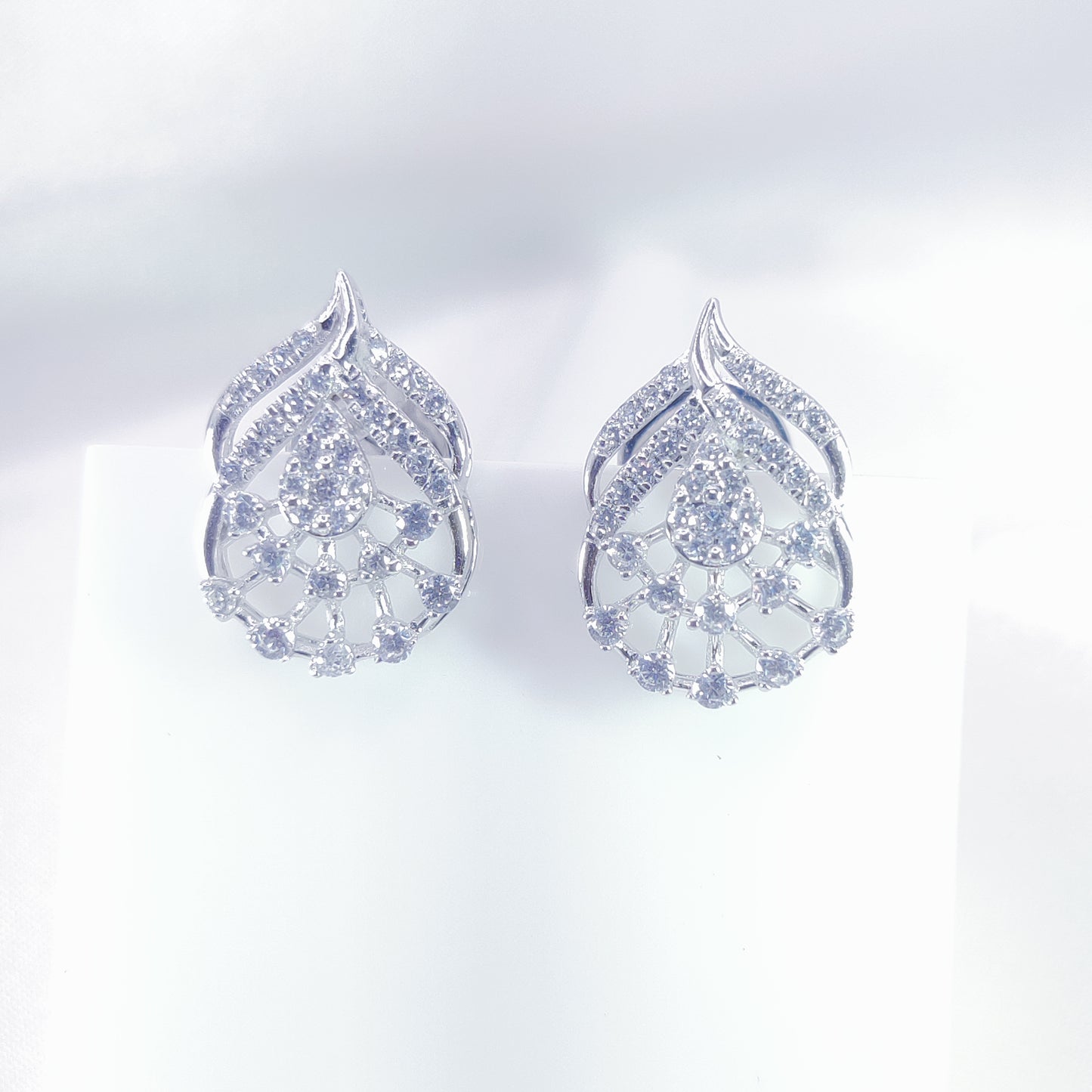 Royal Cascade Stud Earrings