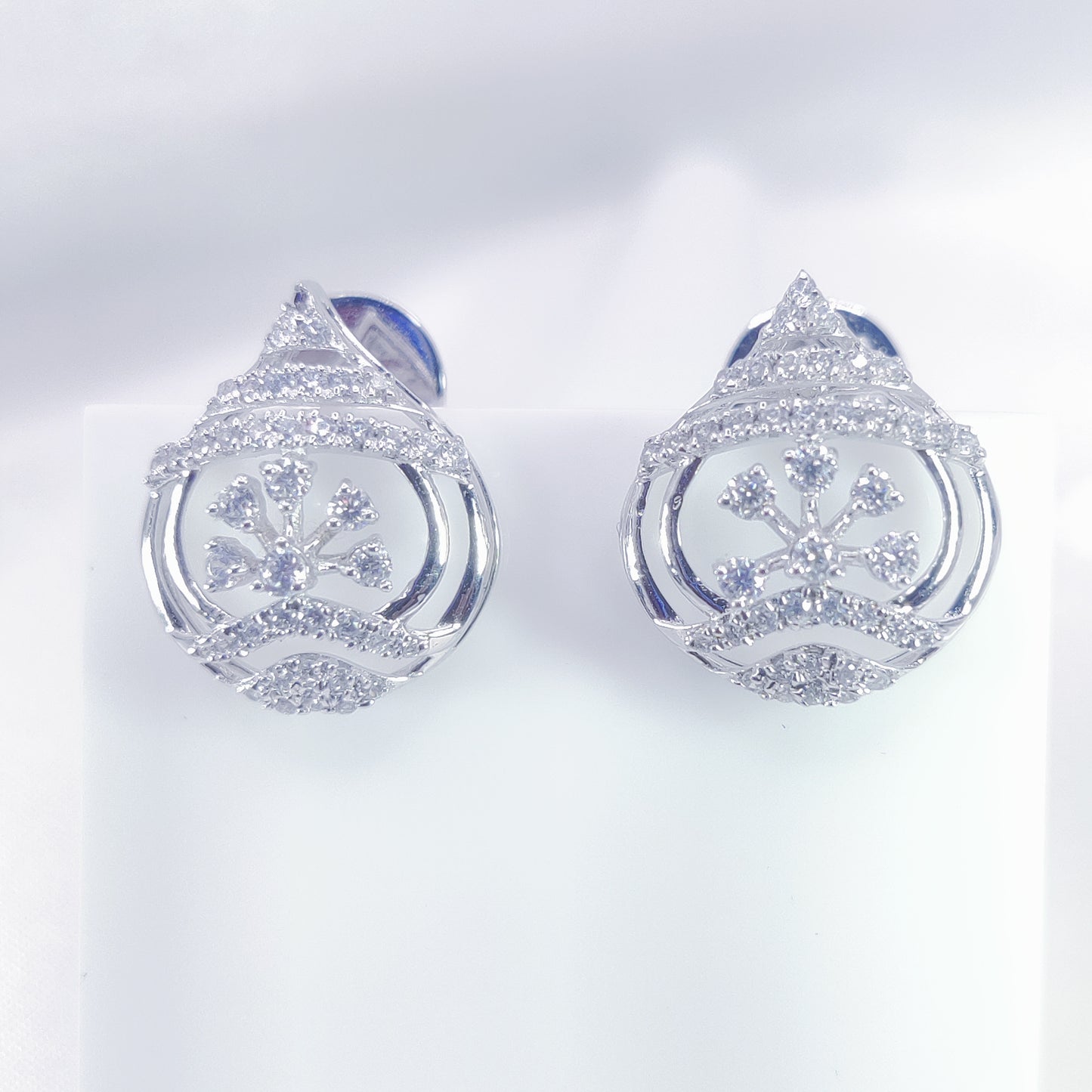 Celestial Grace Stud Earrings