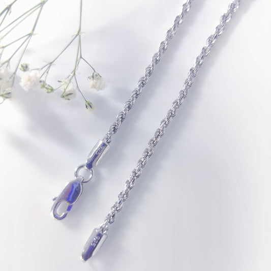 Twisted Valor Silver Chain for Men