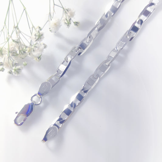 Urban Edge Silver Chain for Men