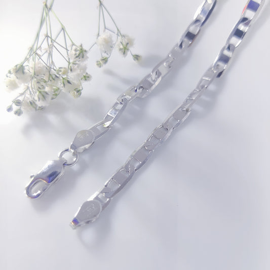 Urban Edge Silver Chain for Men