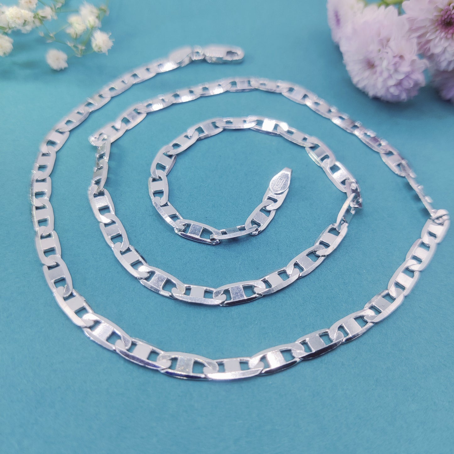 Urban Edge Silver Chain for Men