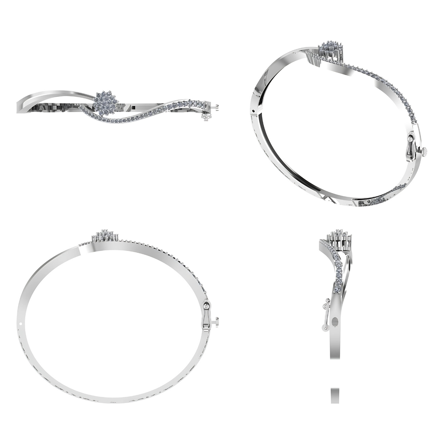 Twinkling Blossom Italian Bracelet