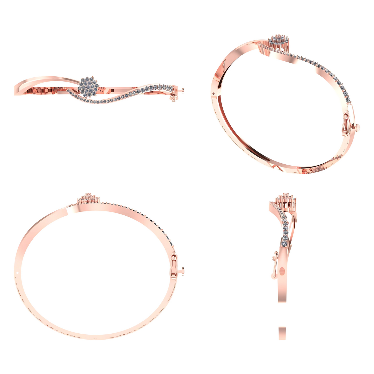 Twinkling Blossom Italian Bracelet