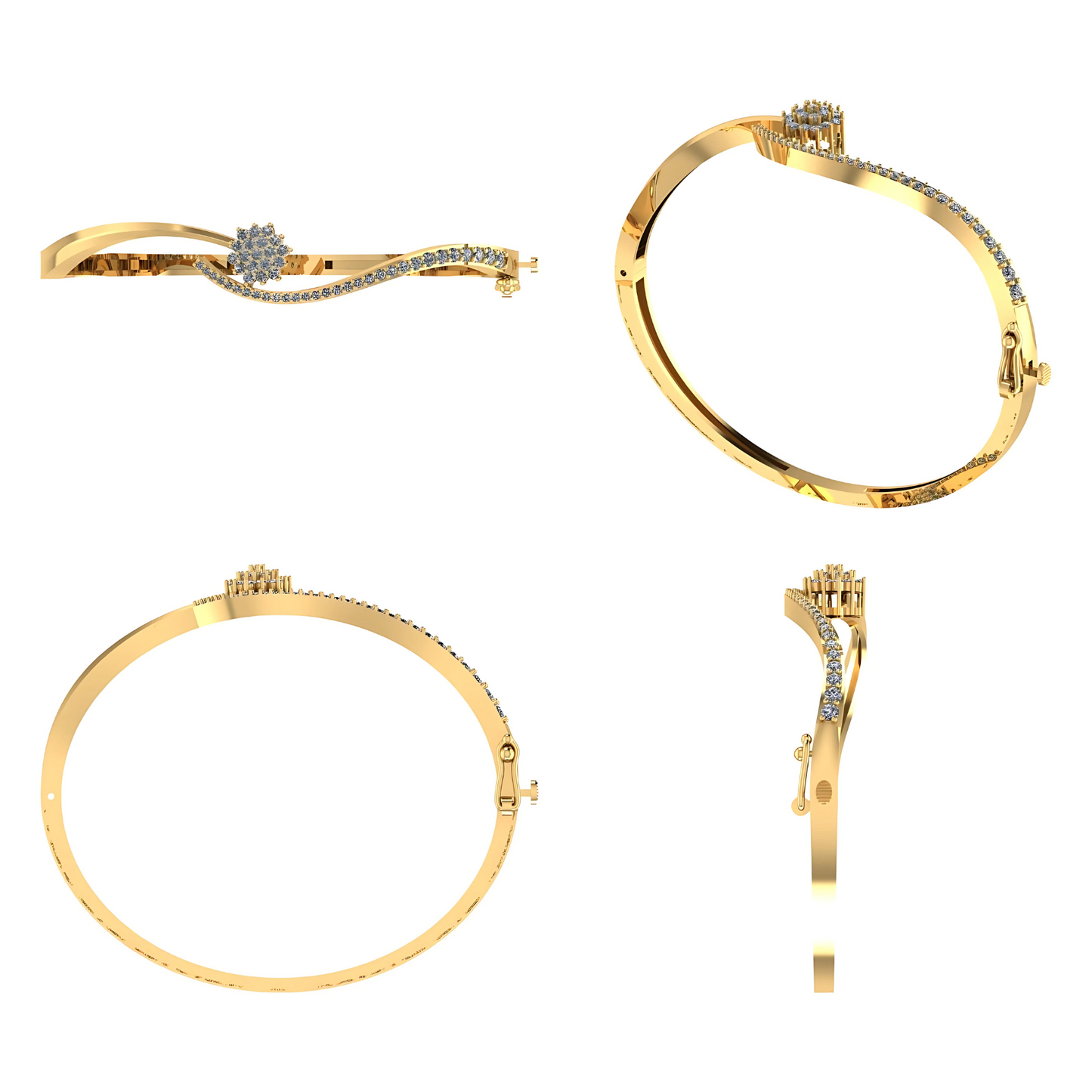 Twinkling Blossom Italian Bracelet