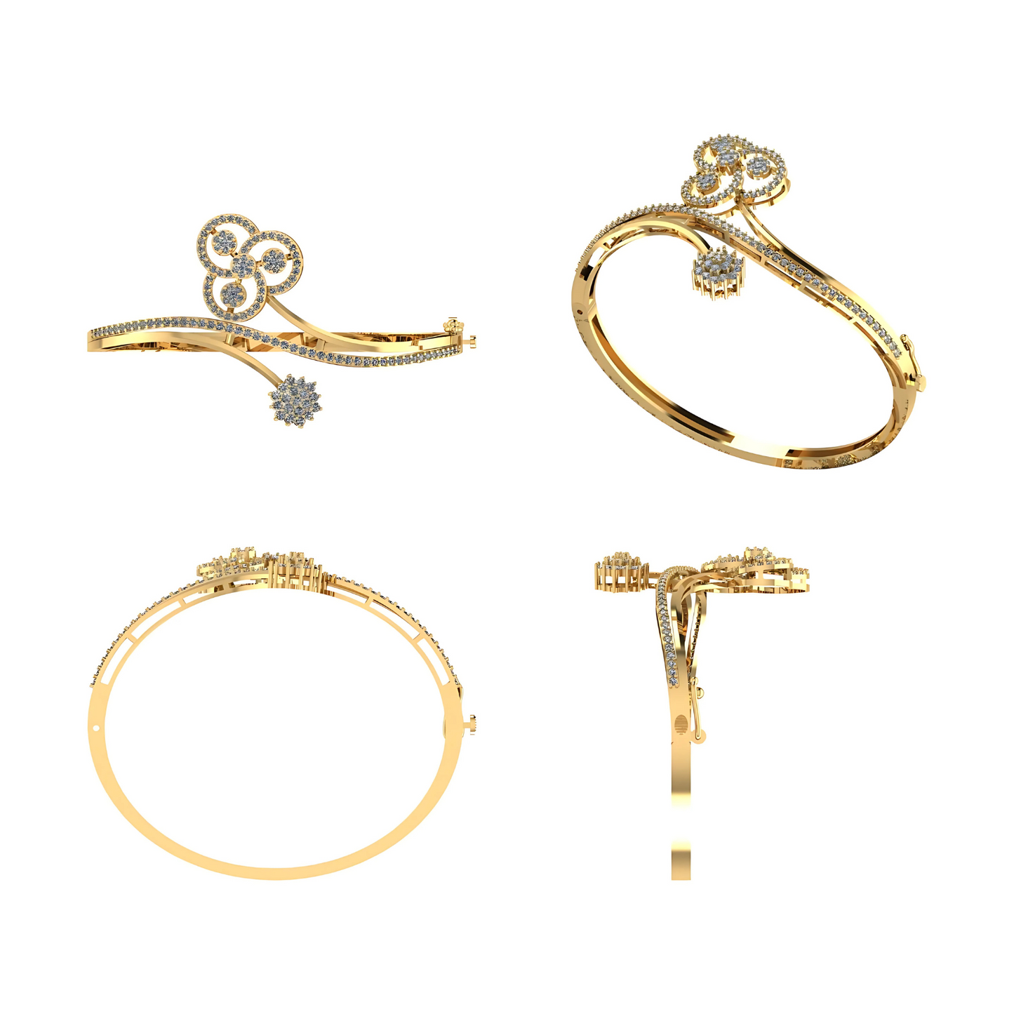 Enchanted Clover Italian  Bracelet