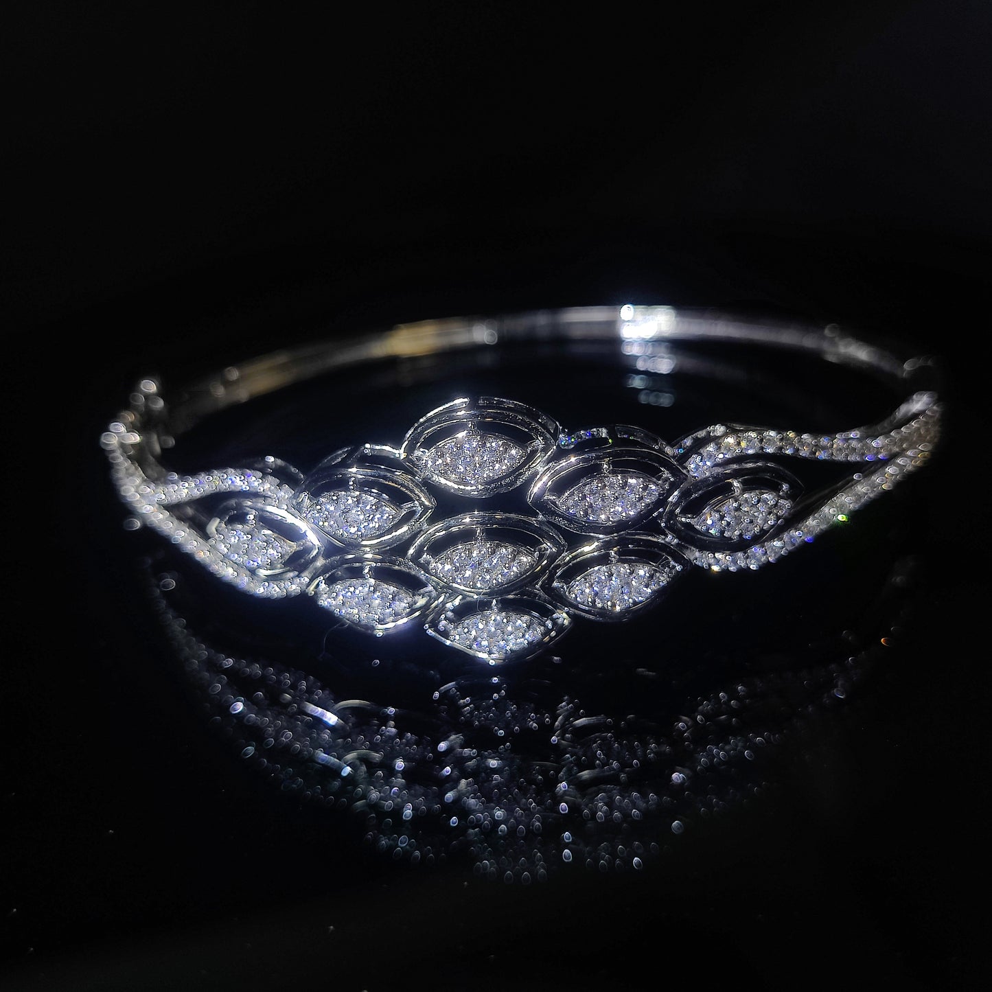 Graceful Bloom Silver Bracelet