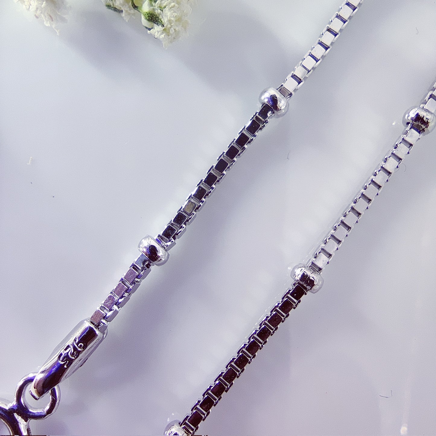 Radiant Sparkle Silver Chain