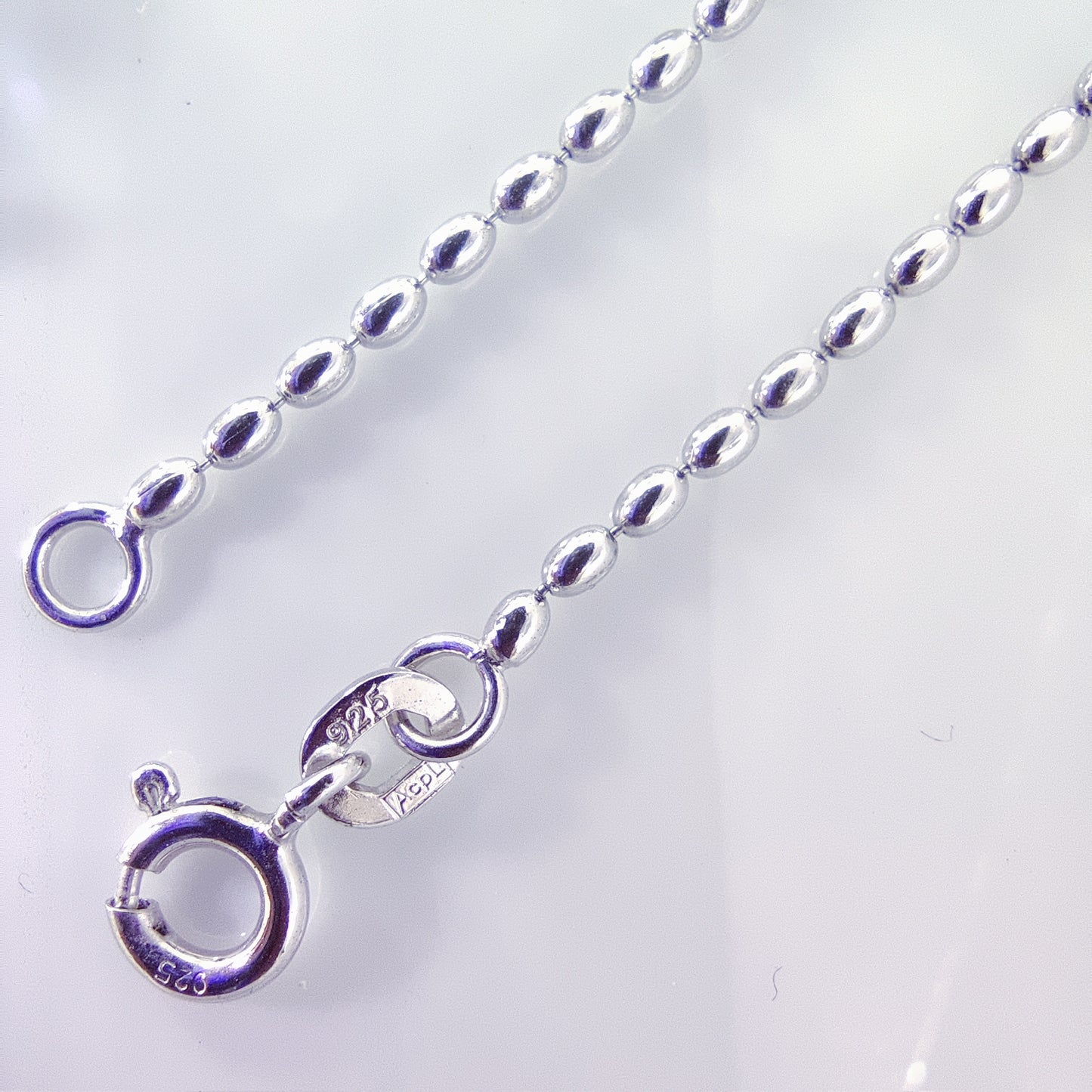 Pure Radiance Silver Bead Chain