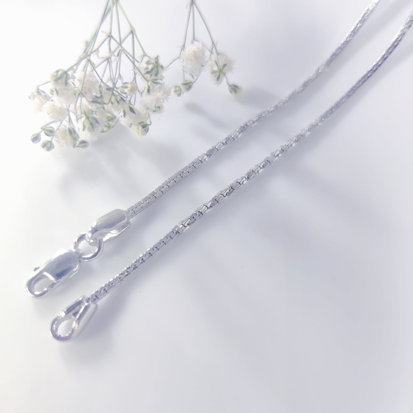Radiant Flow Silver Chain