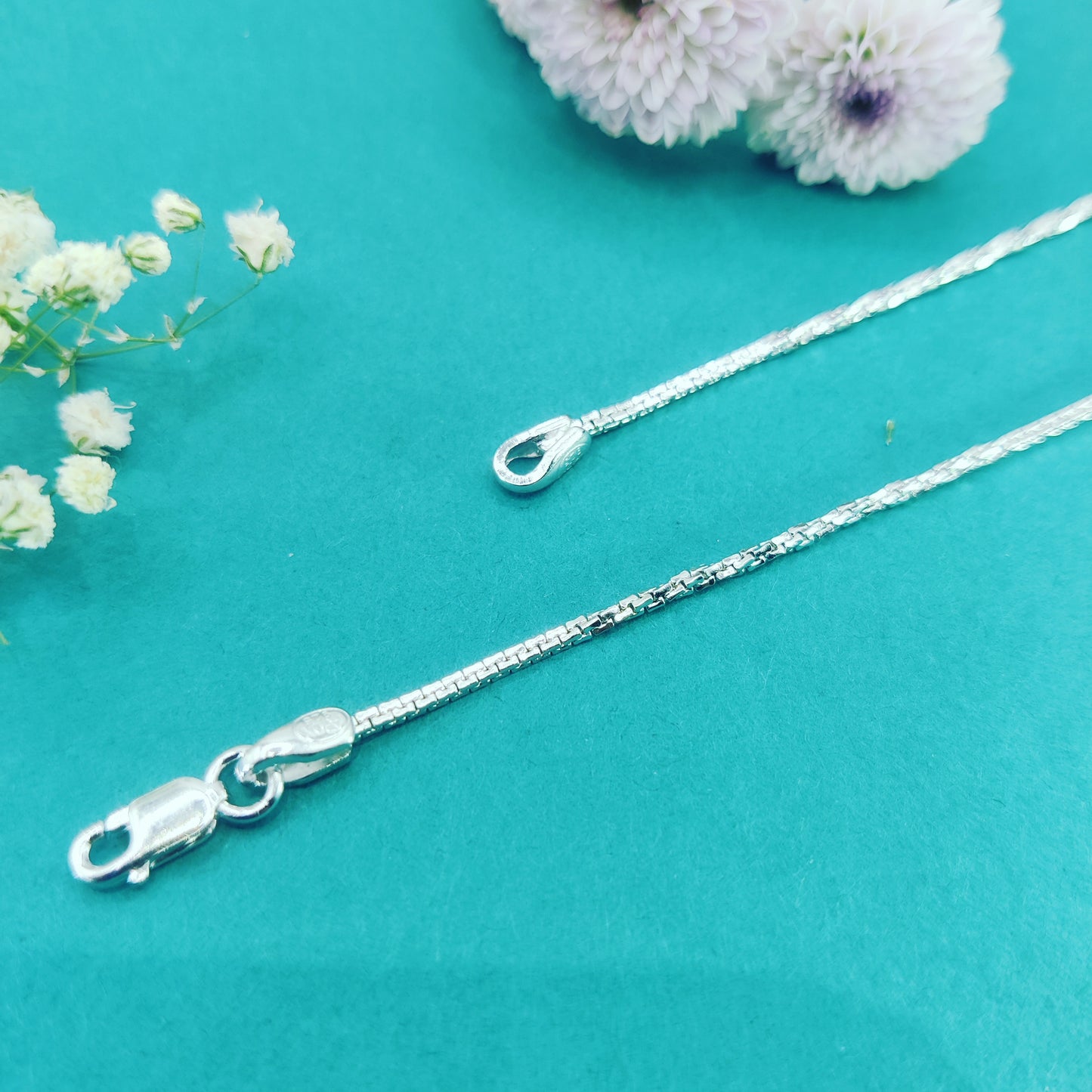 Radiant Flow Silver Chain