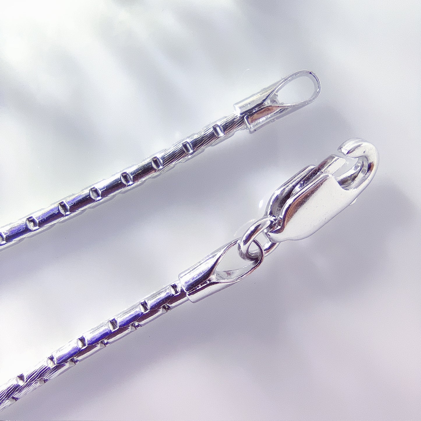 Elegant Glimmer Silver Chain