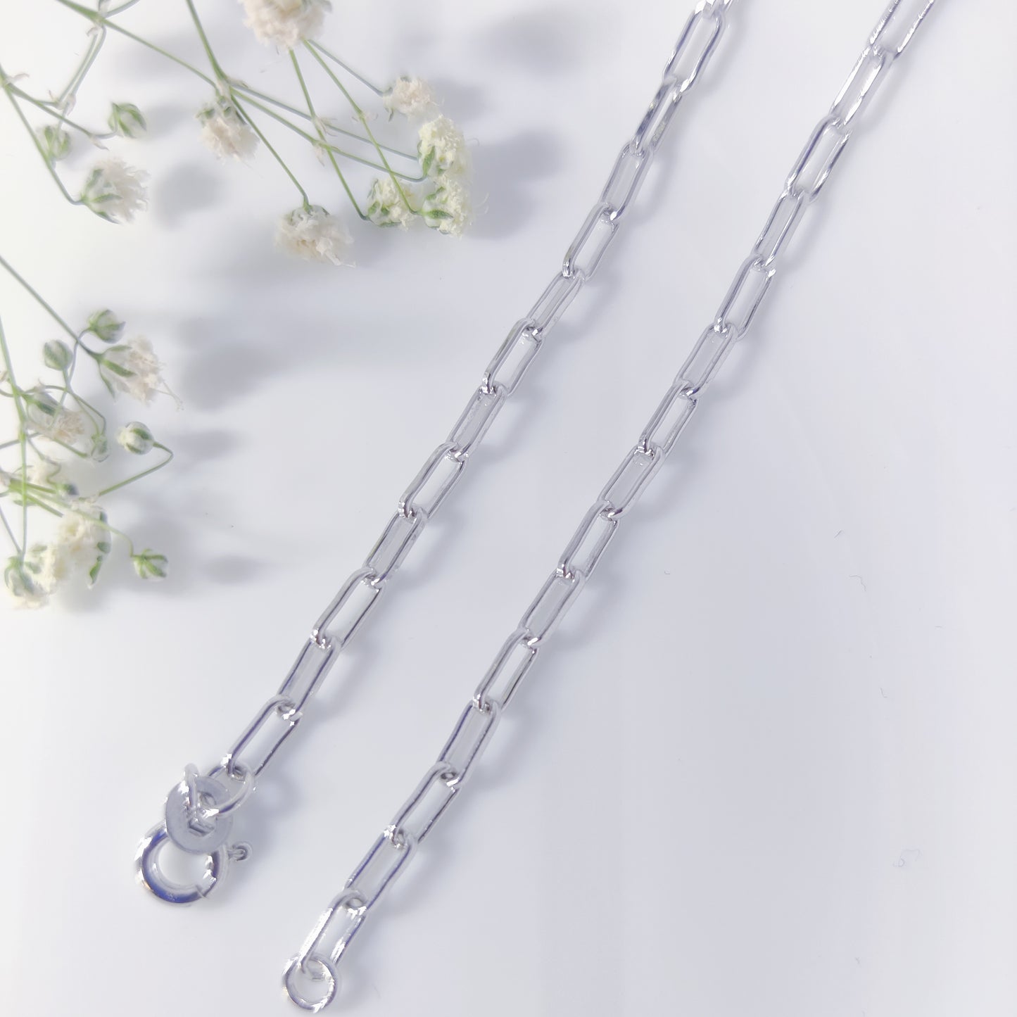 Everlasting Bond Unisex Silver Chain