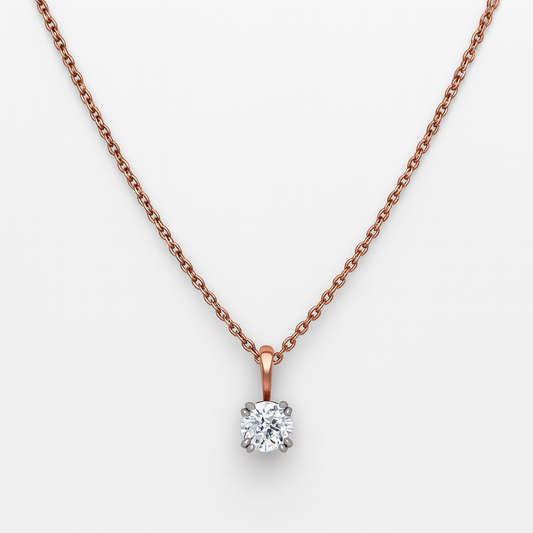 Eternal Spark Solitaire Pendant