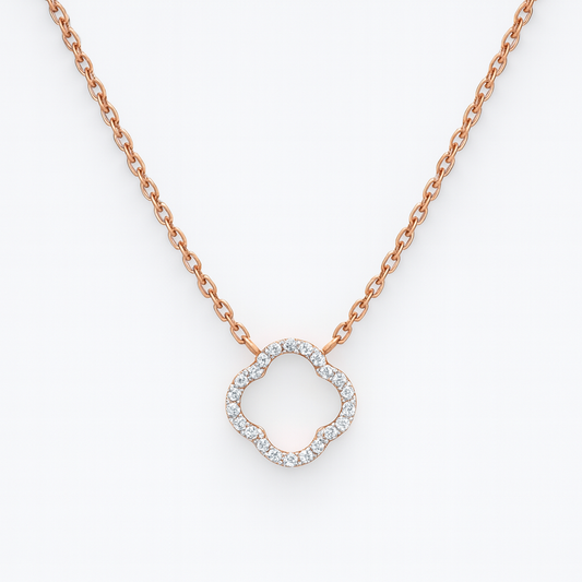 Sparkle Bloom Silver Pendant