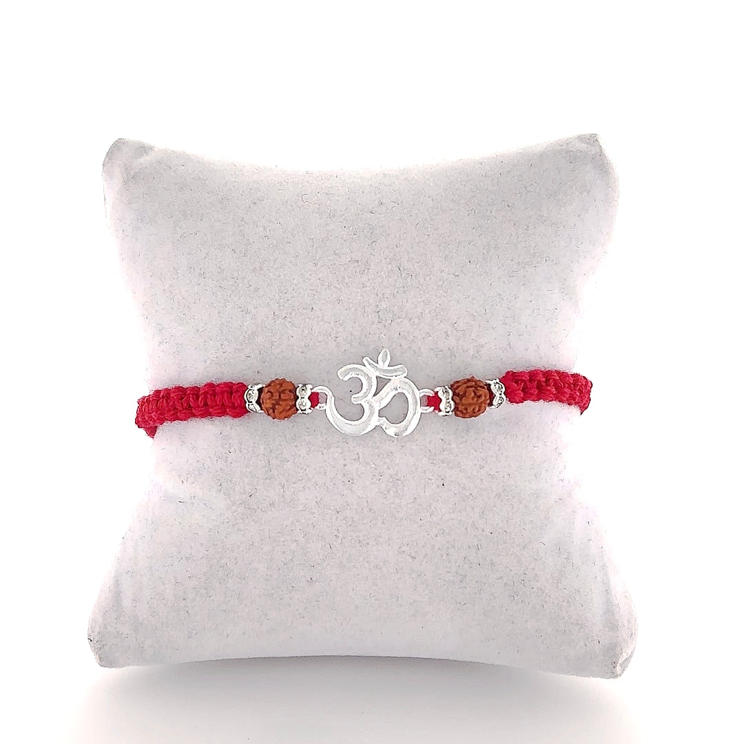 Divine Om Rudraksha Rakhi
