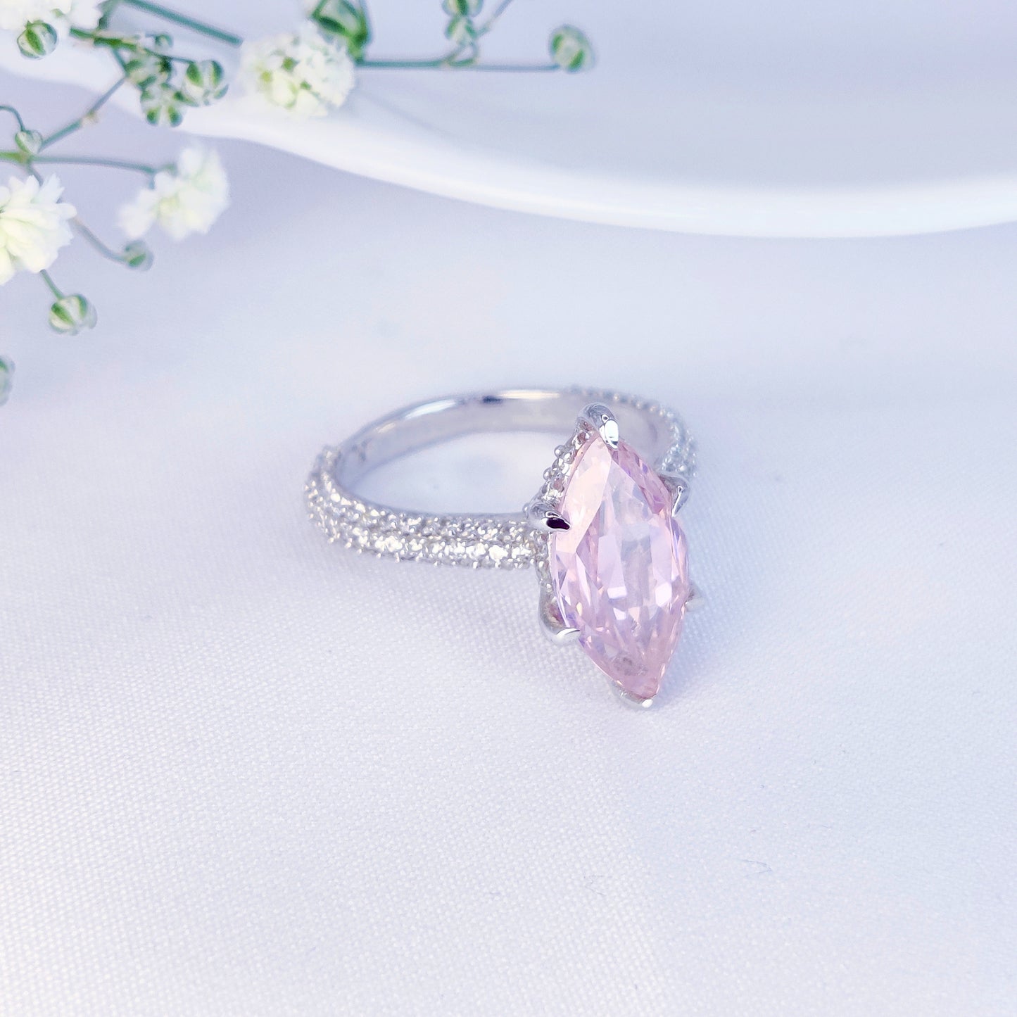 Blush Empress Princess Ring