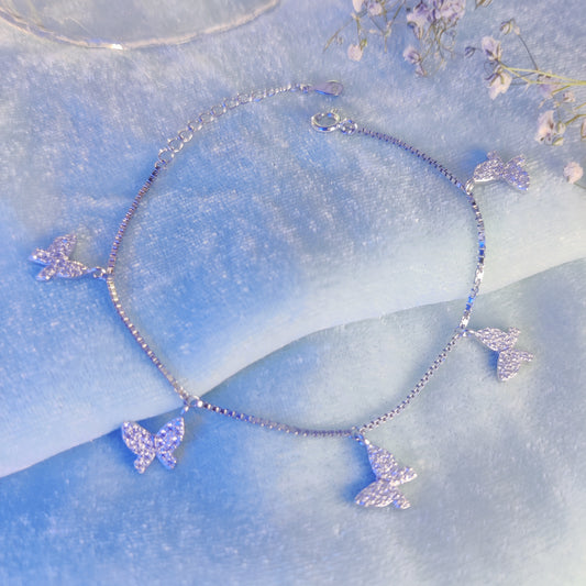 Flutter Charm Butterfly Bracelet