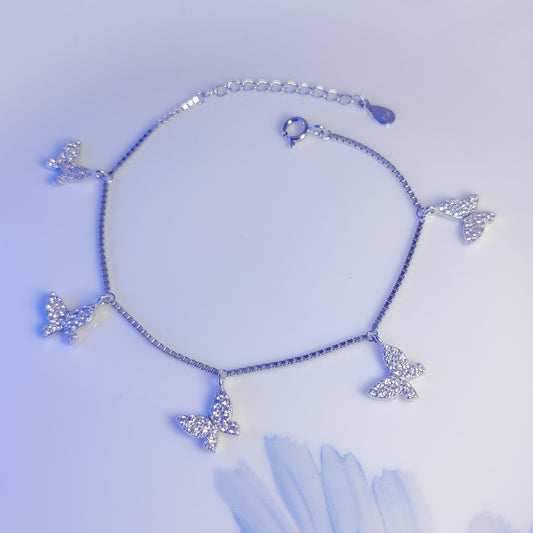 Flutter Charm Butterfly Bracelet